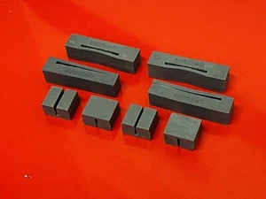LAMBRETTA GP 125 150 200 INNOCENTI EMBOSSED GREY FUEL TANK RUBBERS - Picture 1 of 3
