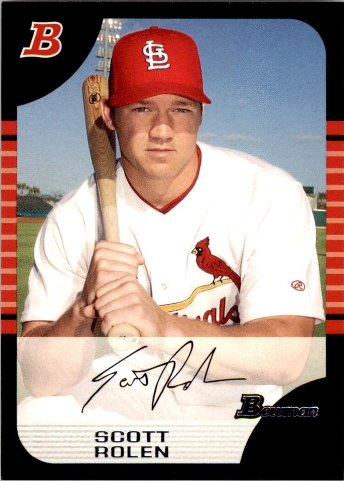 2005 BOWMAN SCOTT ROLEN ST. LOUIS CARDINALS #80 - Image 1 of 2