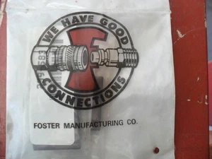 Foster Mfg. 239-583 valvola pneumatica accessorio / connettore / nuovo con scatola 1 confezione contiene 2 - Foto 1 di 3