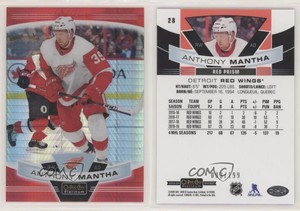 2019-20 O-Pee-Chee Platinum Red Prism /199 Anthony Mantha #28