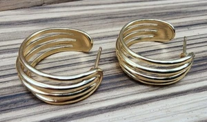 James Avery Retired 14k Eight Wires hoop Earring. Tough To Get in gold - Picture 1 of 9