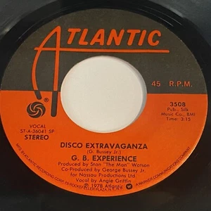 G.B. Experience: Disco Extravaganza / (Instrumental) 45 - Soul Funk Disco - Imagen 1 de 2