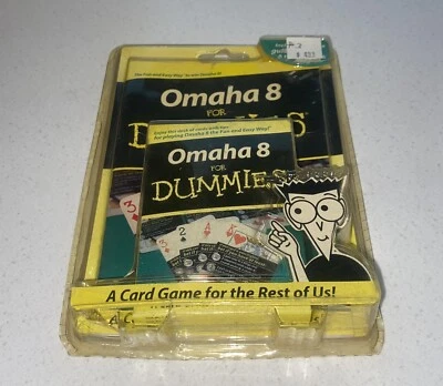 Omaha 8 for Dummies Card Game Wiley 2004 Brand New *blemishes *see Pics - Image 1 of 4