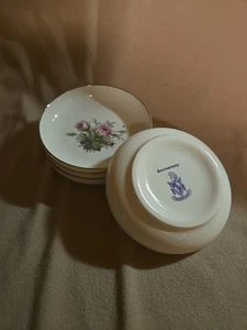 4 Hannover "ANNIVERSARY" ROSA ROSEN OBSTSCHALEN 4 1/2" Rand zu Rand - Bild 1 von 3