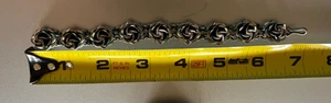 Vintage Taxco Sterlingsilber Rose Blüte Armband TG-281 Mexiko 925 30,7 Gramm - Bild 1 von 9