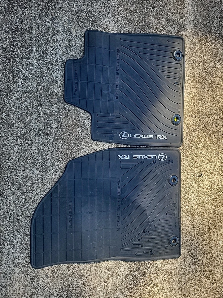 Alfombrillas originales para todo tipo de clima Lexus RX 300 2 piezas (negras) delanteras solo 2003? Foto 1 de 2