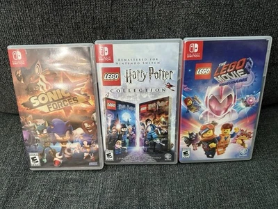 Fundas Switch y Obras de Arte + Fundas Lote de 3 Fundas de Juego - "Solo para Exhibición" Foto 1 de 3