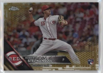 2016 Topps Chrome Update Gold Refractor /50 Robert Stephenson #HMT9 Rookie RC - Image 1 of 2