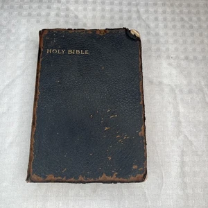 Antique 1910 HOLY BIBLE London UK Great Britain Old & New Testament W Maps - Bild 1 von 15