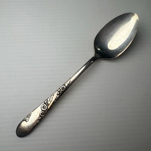 Oneida Community BRIDAL WREATH Tudor Silver Plate Flowers Flatware Tea Spoon - Picture 1 of 8