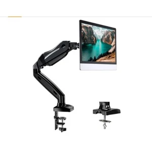 HNSS6 Einzelne Monitorhalterung Gasfeder Monitorarm 13-30 Zoll 14 Pfund schwenkbar 180 - Bild 1 von 9