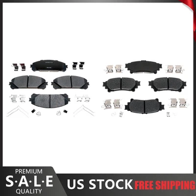 Pastillas de freno delanteras y traseras de cerámica R-Line para Lexus RX350 2015 2014 2013 2012-2010 Foto 1 de 4