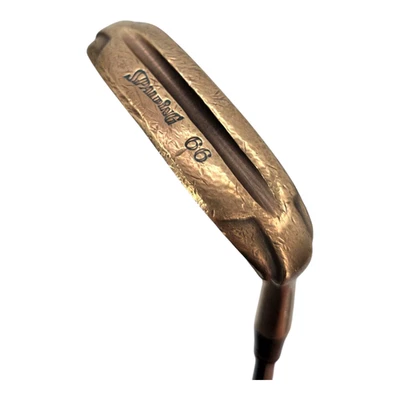 Spalding 66 Blade Putter Copper Finish Golf Club Mens RH Steel Shaft 35" - Image 1 of 4
