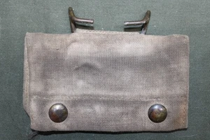 US Military Issue WW1 1918 Medical First Aid Kit Canvas Bandage Pouch T28 - Picture 1 of 4