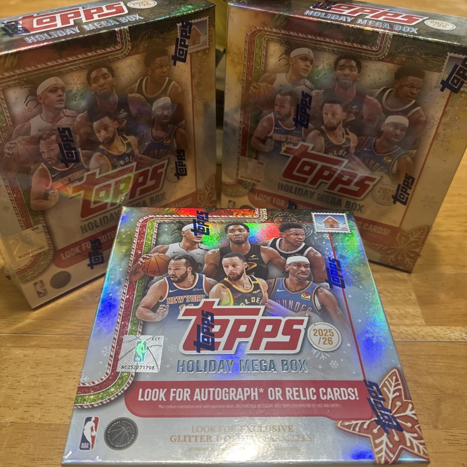 2025-26 Topps Basketball Factory Holiday Mega Box