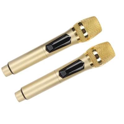 Wireless Dynamic Microphone Rechargeable Auto Pairing Universal Handheld Kar AM - Image 1 of 4