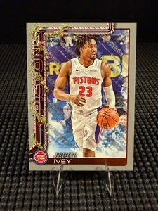 Jaden Ivey 2025-26 Topps Holiday Silver Glitter  #H37 Detroit Pistons - Picture 1 of 2