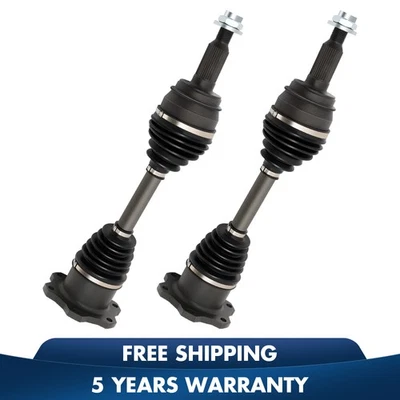 4WD 6-Lug Front CV Axle Shafts For Chevy Chevrolet Silverado 1500 1999-2006 Pair - Image 1 of 4