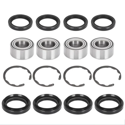 4 Front Wheel Bearing Kit for Kawasaki Bayou KLF300 KLF400 Prairie KVF300 KVF400 - Image 1 of 4