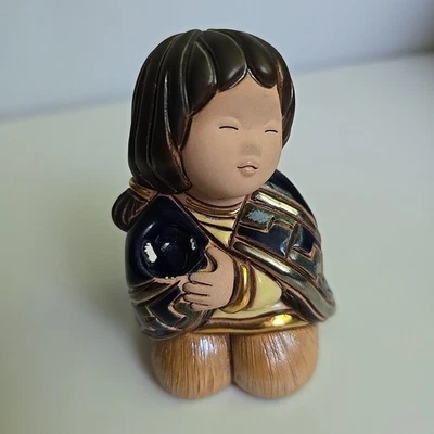 Rinconada De Rosa G04  "CARINOSITO"  Girl Inuit Alaskan Native Girl Missing Bear - Image 1 of 4