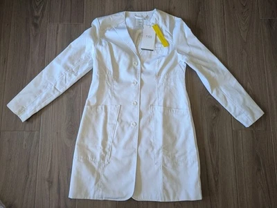 FIGS Womens Aurora Lab Coat Size Small White  Professional Nursing/Medical - Image 1 of 4