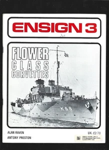 ENSIGN N° 3 . FLOWER CLASS CORVETTES - Picture 1 of 1