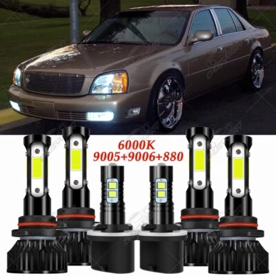Faro LED alto/bajo para Cadillac DeVille 2000-2005 - 6000K + bombillas antiniebla V4 Foto 1 de 4