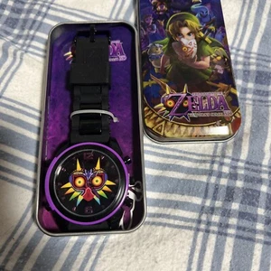 The Legend Of Zelda Majoras Mask 3D Watch Black Band COLLECTABLE! RARE! - Picture 1 of 10