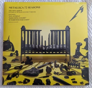 Metallica 72 Seasons LP Philadelphia Pop Up Shop Limited Edition Splatter SEALED - Picture 1 of 3