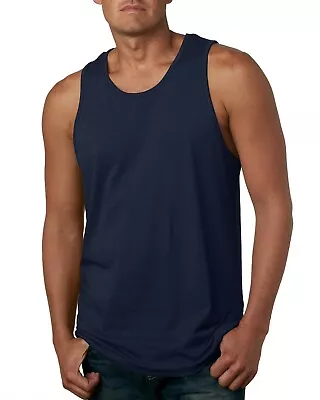Next Level Apparel Men's 100% Cotton Crew Neck Sleeveless Tank Top 3633 XS-2XL - Image 1 of 2