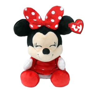 TY BEANIE BABY - MINNIE MOUSE 8" MORBIDO PELUCHE Nuovo - Foto 1 di 1