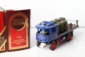 Matchbox 1:43 Y-18 1918 Atkinson Dampflastwagen Typ D blau OVP (311057) #5923# - Bild 1 von 3
