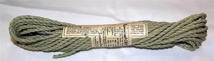 Cuerda de papel crepe 1 de colección 1930 sin usar rollo dennison lte gris verde con cd de artesanía gratuita - Imagen 1 de 2