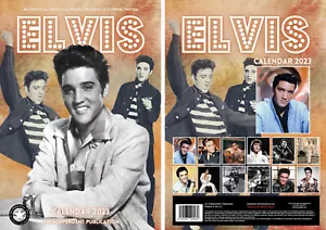 ELVIS PRESLEY KALENDER 2023 Tributekalender Wandkalender NEU Din A3 - Bild 1 von 1