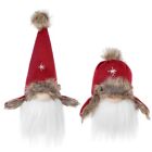 Christmas Gnome Elf Dwarf with Led Light Knitted Lei Feng Hat for Doll