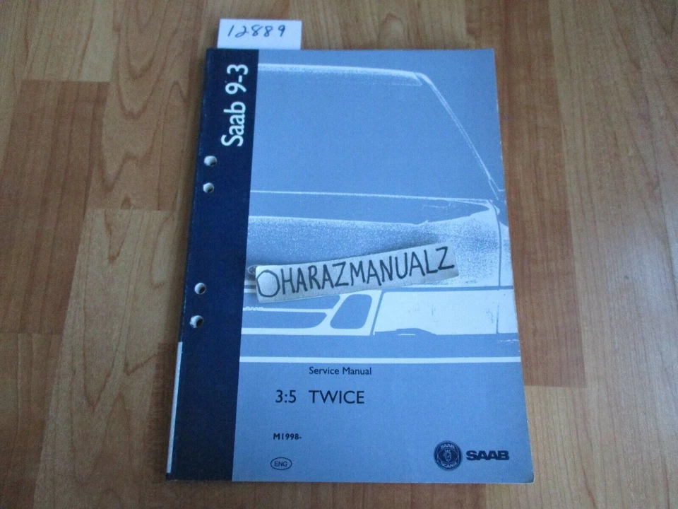 1998 SAAB 9-3 TWICE Service Manual Foto 1 de 1