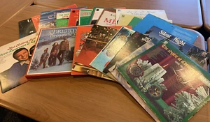Lot of 25 Vintage Vinyl Christmas Music Albums - Picture 1 of 24