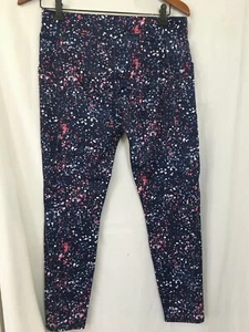 NWT Athletic Works Active Leggings Navy Blue Dots Girls Pockets U pick - Picture 1 of 5