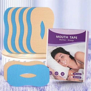 30Pcs Strip Mouth Tape Advanced Gentle For Better Nose Breathing Improved K7K7 - Picture 1 of 14