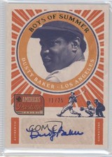 2013 America's Pastime Boys of Summer Signatures Gold /25 Dusty Baker Auto