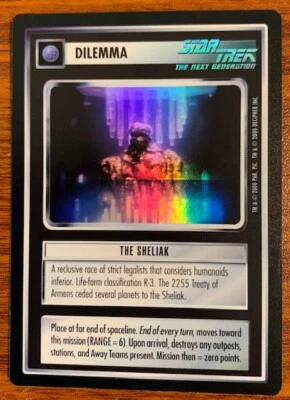 2000 Decipher Star Trek Reflections The Sheliak Used Free Shipping - Image 1 of 2