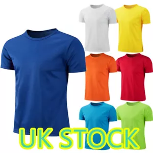 UK Kid Boy Short Sleeve T-Shirts UV Sun Protection Swimming Top Rash Guard Shirt - Picture 1 of 37