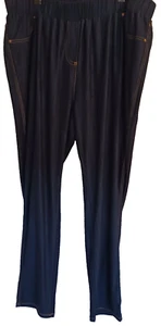 TARGET MODA 22 STRAIGHT LEG JOGGER TYPE PULL-UP STRETCH JEANS NAVY NWOT - Picture 1 of 7