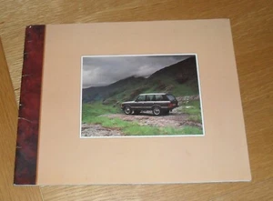 Range Rover Brochure 1991-1992 - 3.9 V8 & 2.5 TD - 4 Door - Vogue - Vogue SE - Picture 1 of 1