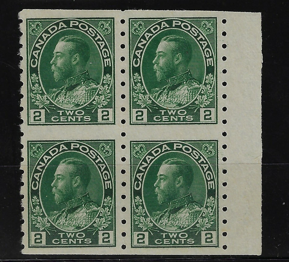 Canada # 128ai corner block  2c coil Mint no gum - Image 1 of 1