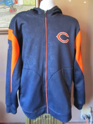 Sudadera con Capucha CHICAGO BEARS/REEBOK ON FIELD Cremallera Completa Manga Larga Adulto XL~VG Foto 1 de 4