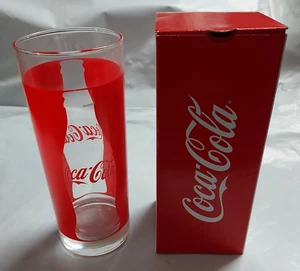Coca Cola Glass From Cambodia New in Original Box Khmer Writing Rare Collectible - Picture 1 of 11