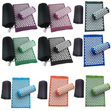 Schiena Collo Antistress Agopuntura Spike Tappetini Relax Massaggiatore Yoga *CS