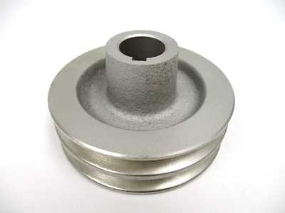 62425-82210 15/16" SHAFT PULLEY 4-3/8 INCHES OD A SECTION BELTS DOUBLE GROOVE - Image 1 of 4