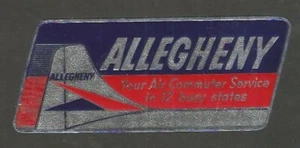 Allegheny USA Airlines Very Old Luggage Label Size 2" x 4 1/2" - Picture 1 of 1